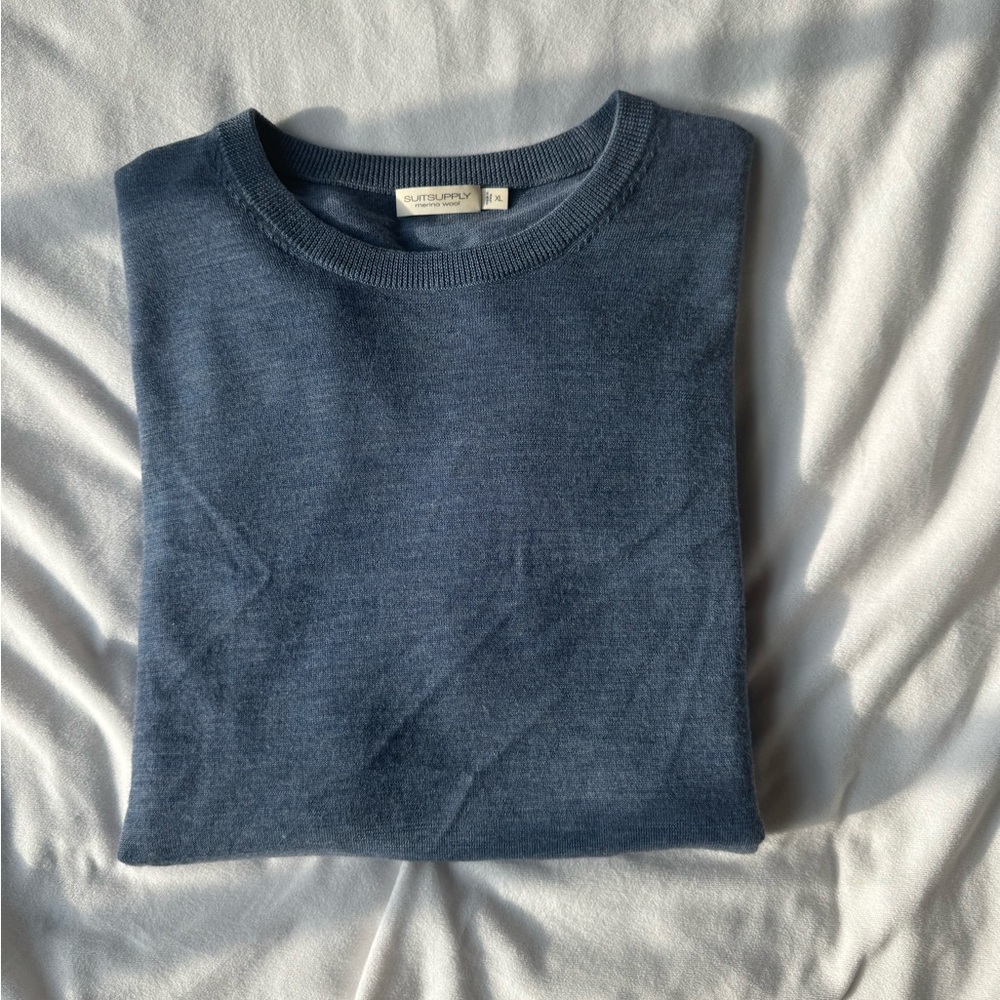 Suit Supply Xl Men’s Cashmere Sweater Navy